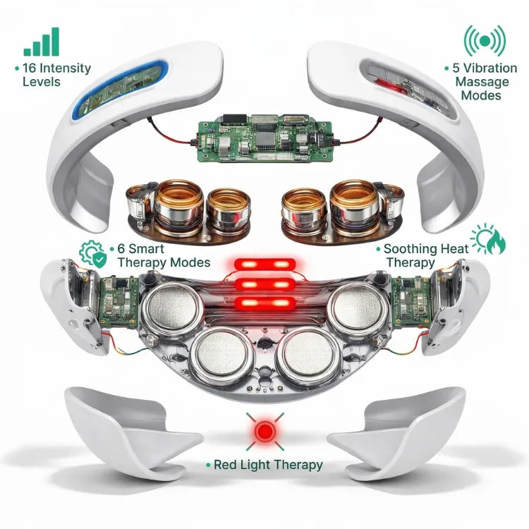 Electronic Neck Massager with Heat