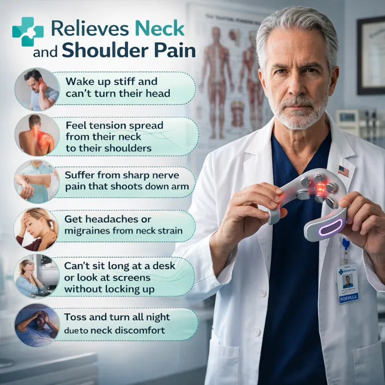 Electronic Neck Massager with Heat